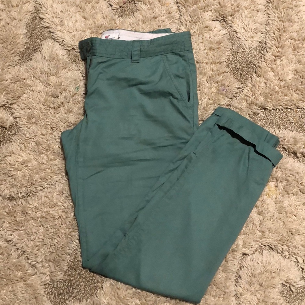 Vineyard Vines sage olive chinos